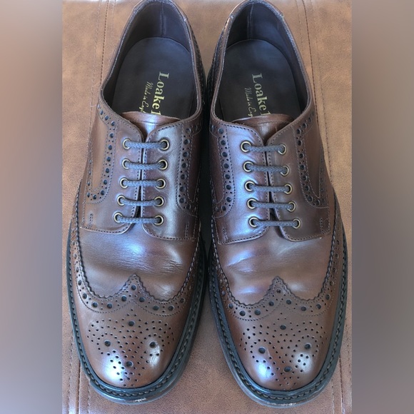BRAND NEW Loake Mens Chester Leather Brogue Wingtip Dress Shoe US-9, UK-8 main image 7
